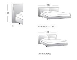 Un letto matrimoniale standard ha un materasso lungo 200 cm e largo 135 cm. Letto Matrimoniale Maxi