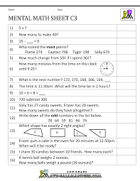Question:‌ ‌if‌ ‌you‌ ‌have‌ ‌ten‌ ‌mangos‌ ‌and‌ . Mental Math Worksheet 2nd Grade