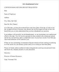 Free 7 Sample Job Abandonment Letter Templates In Ms Word Pdf