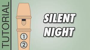 silent night recorder notes tutorial easy christmas songs