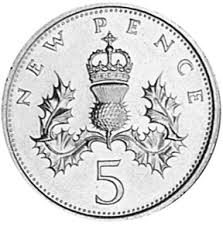 Uniquely in british decimal coinage, the coins do not have their value stated on them. Great Britain 5 New Pence Km 911 Prices Values Ngc