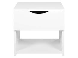 Découvrez notre produit tyssedal table chevet, blanc, 51x40 cm. Chevet 1 Tiroir Letty Coloris Blanc Vente De Chevet Conforama