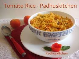 Tomato Pulao Spicy Tomato Rice Recipe Thakkali Sadam Padhuskitchen Recipe Tomato Rice Rice Recipes Recipes
