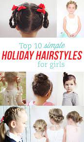 Simple Holiday Hairstyles For Girls Our Favorite Curlers Holiday Hairstyles Holiday Hairstyles Easy Kids Hairstyles