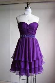 Cute Short Purple Beading Strapless Elegant Homecoming Dresses K229 Elegant Homecoming Dresses Cute Prom Dresses Sparkly Cocktail Dress