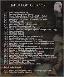Ustaz azhar idrus (lahir 12 februari 1964) ialah seorang penceramah bebas malaysia. Abu Muhammad On Twitter Jadual Kuliyah Ustaz Azhar Idrus Bulan Oktober 2019