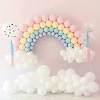 Use this rainbow decoration at your child's unicorn party or display it for a pride event. 1