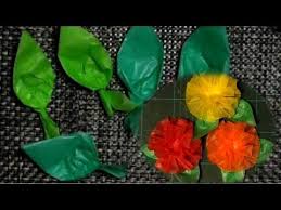 kimie gangiの壁面掲示 お花紙で作る葉っぱ youtube お花紙 ペーパーフラワー 作り方 ペーパーフラワー