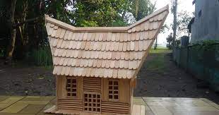 Miniatur rumah stik es krim dekorasi rumah mainan hobi. 55 Gambar Rumah Adat Gadang Dari Stik Es Krim Gratis Terbaru Gambar Rumah