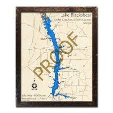 lake blackshear ga 3d wood map nautical wood chart