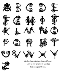 Image Associee Steampunk Steampunk Font Free Clip Art