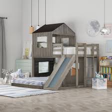 We did not find results for: Twin Over Full Bunk Bed With Slide Ideas On Foter