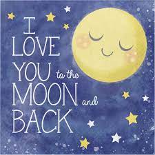 The sun rises, and a bear and cub begin their day together. 16 Servietten I Love You To The Moon And Back