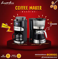Ferratti Ferro Coffee Maker Mesin Espresso Alat Pembuat Kopi Kopi