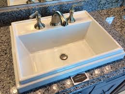 Bathroom Drop In Square Sink K 2991 8 0 Square Sink Sink Bathroom Upgrades