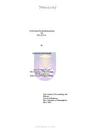 Introduction of corporate governance after the 1997 asian financial crisis, the investor confidence in malaysia was severely affected. Pdf Corporate Governance In Malaysia Noraini Mohmad Academia Edu