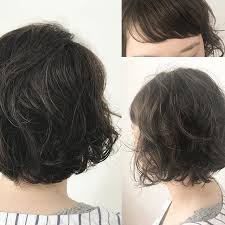 フレンチカール ハネて動くカールがとっても可愛い 前髪は短めのベビーバング個性的で可愛さアップ color マットベージュ グリーン系の涼しげな優しい色味に 無造作な夏のヘアスタイル creer for hair クレール 鴨池美容室 hairstyl hair hair styles beauty