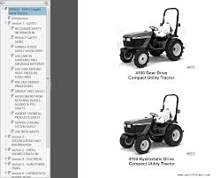 Less than 40 hp tractors. John Deere 4100 Tractor Compact Utility Pdf Manual