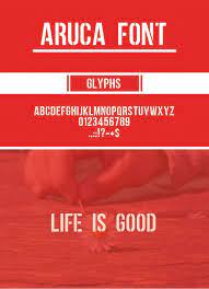 Aruca Lettering Graphic Design Portfolio Design