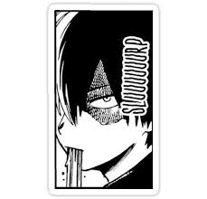 Shoto Slurp Sticker By Brehndehn In 2020 Anime Stickers Print Stickers Cute Stickers