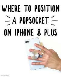 If you think your popsocket is broken, watch this video to learn the easy step to fixing it. Where To Put A Popsocket On Iphone 8 Plus Muffinchanel