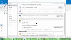 Maybe you would like to learn more about one of these? Ms Outlook 2016 Options Youtube