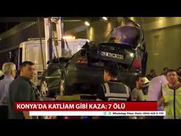 Konya Da Katliam Gibi Kaza 7 Olu Youtube