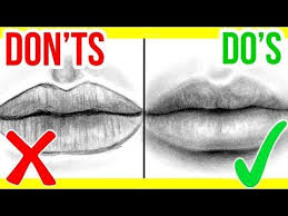 1 Do 39 S Amp Don 39 Ts How To Draw A Realistic Mouth X2f Lips Step By Step Drawing Tutorial Drawing Tutorial Lips Drawing Realistic Eye Drawing