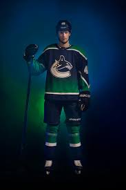 It's a visual transition, from green to blue, from one era of canucks hockey to the next, and the start of a young emerging team with an incredibly bright future. Pettersson In The New Canucks Reverse Retro Jersey Hockey