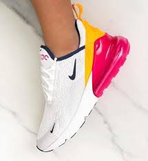 Nike Air Max 270 Sneakers Pink Blue Red Nike Shoes Red Nike Shoes Womens All Red Nike Shoes