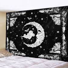 ¿no puedes acceder a moodle? Black And White Moon Mandala Tapestry Bohemian Decoration Wall Hanging Bedroom Psychedelic Scene Starlight Art Home Decoration Tapestry Aliexpress