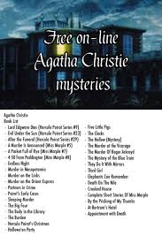 Free On Line Agatha Christie Book List Not An Ad Just Books I Want To Read Lord Edgware Dies H Agatha Christie Agatha Christie Books Evil Under The Sun