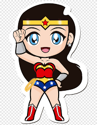 No wonder there's a paper shortage: Wonder Woman Cartoon Character Illustration Diana Prince Female Art Chibi Behance Wonder Woman Child Human Png Pngegg