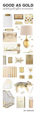 Good As Gold Stylish Gold Office Accessories Home Decor Decor Diy Home Decor