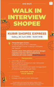 Check spelling or type a new query. Lowongan Kerja Kurir Shopee Express Atmago