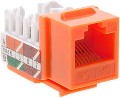 Ce tech cat5e jack wiring. Amazon Com Cat5e Ethernet Rj 45 Keystone Jack Cat5 Punch Down Network Orange Choose A Pack Of 5 10 20 30 20 Computers Accessories