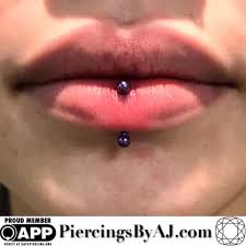 Maybe you would like to learn more about one of these? Neometal Fresh Vertical Labret Piercing With Jewelry From