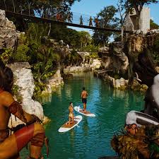 Learn everything you need to know about the wonders of the mexico's majestic paradise that is xcaret park. Stand Up Paddleboarding At Hotel Xcaret Mexico Destination Club