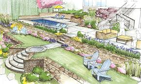 Perspective Drawing Landscape Design Drawings Landscape Design Landscape Drawings It is a long road to becoming a licensed and professional landscape architect.