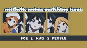 A tumblr dedicated to giving you all matching pfps for whatever site you need them for. Aesthetic Anime Matching Icons Part 2 For 2 3 People Youtube