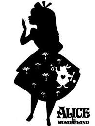 Silhouette Alice In Wonderland Clip Art Black And White Alice In Wonderland Presented By Alice In Wonderland Silhouette Dark Alice In Wonderland Alice And Wonderland Tattoos