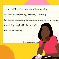 Amanda gorman is an american poet and activist from los angeles, california. Amanda Gorman On Twitter Gotten So Many Requests Asking For The Text Of Miracle Of Morning I M Posting It Here Tag Someone Who Always Brings Light Into Ur Mornings Https T Co Dbazankbai