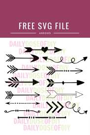 Free Arrow Svg Files Set Of 14 Daily Dose Of Diy Free Fonts For Cricut Cricut Free Free Cricut Images