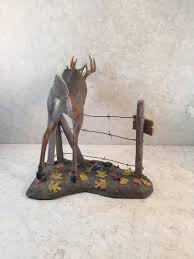 Danbury Mint Curtis Christensen Out Of Bounds Deer Sculpture