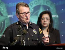 Chief of Police David M. Kunkle answers questions about an incident in  which a Dallas Police officer issued a ticket to a woman for being a  "non-English speaking driver" during a news