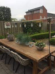 light at the terrace table terrasse jardin patio exterieur decoration jardin terrasse