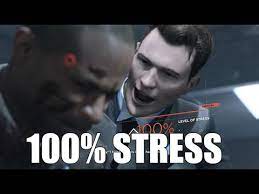Detroit Become Human What Happens If You Reach 100 Level Of Stress The Interrogation Scene Youtube