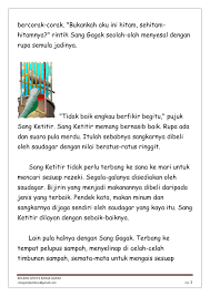Koleksi cerita kanak kanak buku cerita pendek. Burung Gagak Dan Ketitir Pages 1 10 Flip Pdf Download Fliphtml5