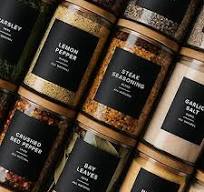 Amazon.com: 230 Black Spice Labels by ThreeKin | Waterproof ...