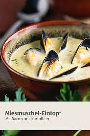 Herbstzeit Ist Muschelzeit Wie Ware Es Also Mit Einem Cremigen Miesmuschel Eintopf Auf Amerikanische Art Mit Kartoffeln Rezepte Ideen Furs Essen Miesmuscheln